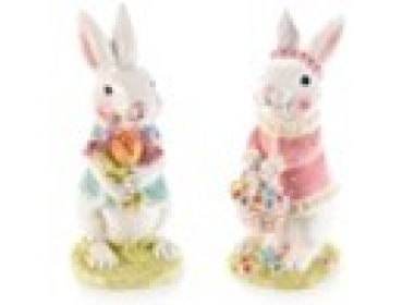 Keramik Osterhase 18cm 2fach